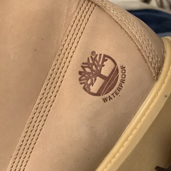 Timberland light brown with brown/white laces and ortholite soles! - Picture 5 of 14